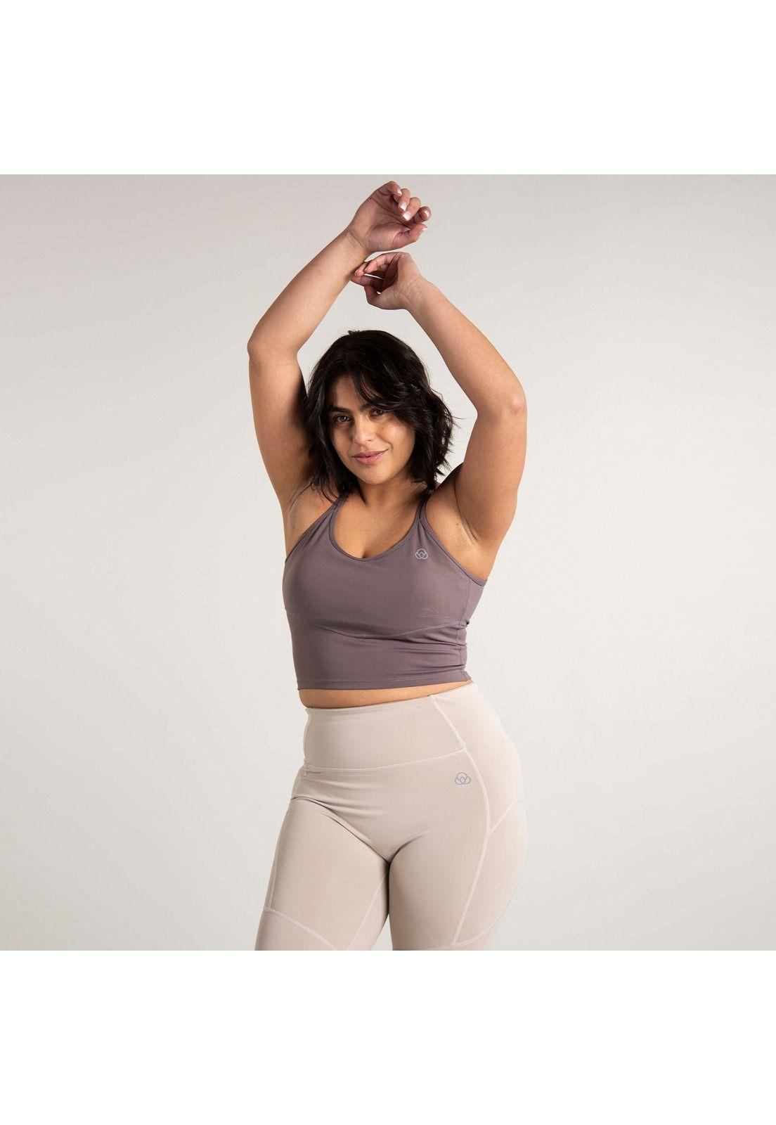 Peto Mujer Crop Top Kel Café Claro-2