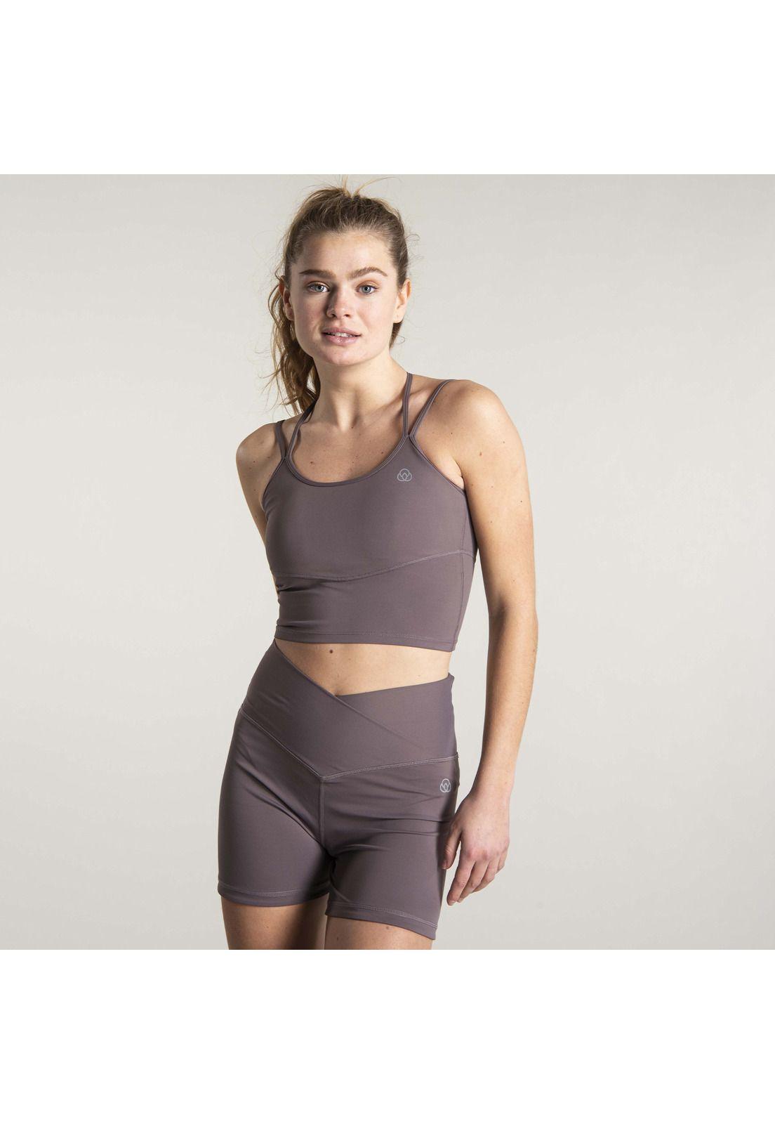 Peto Mujer Crop Top Kel Café Claro-4