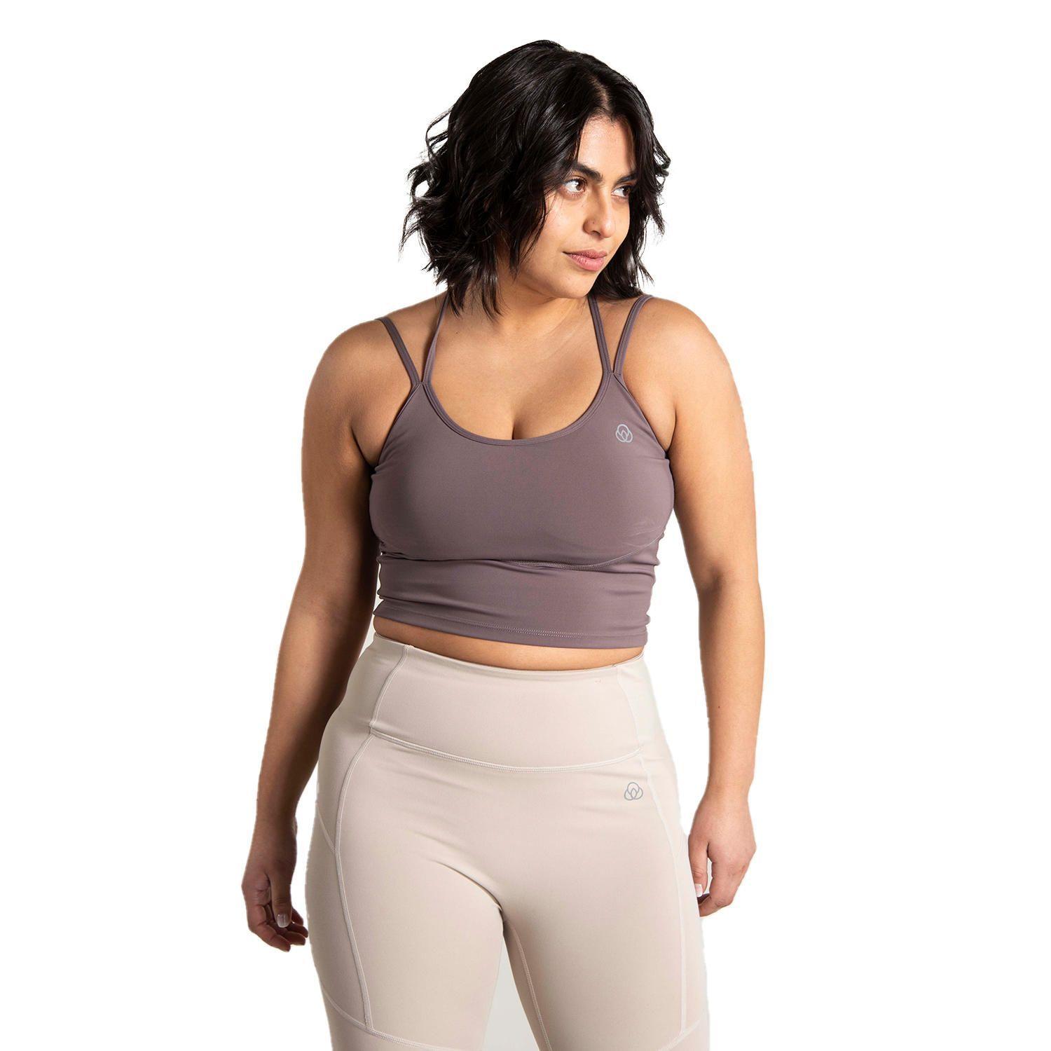 Peto Mujer Crop Top Kel Café Claro-0