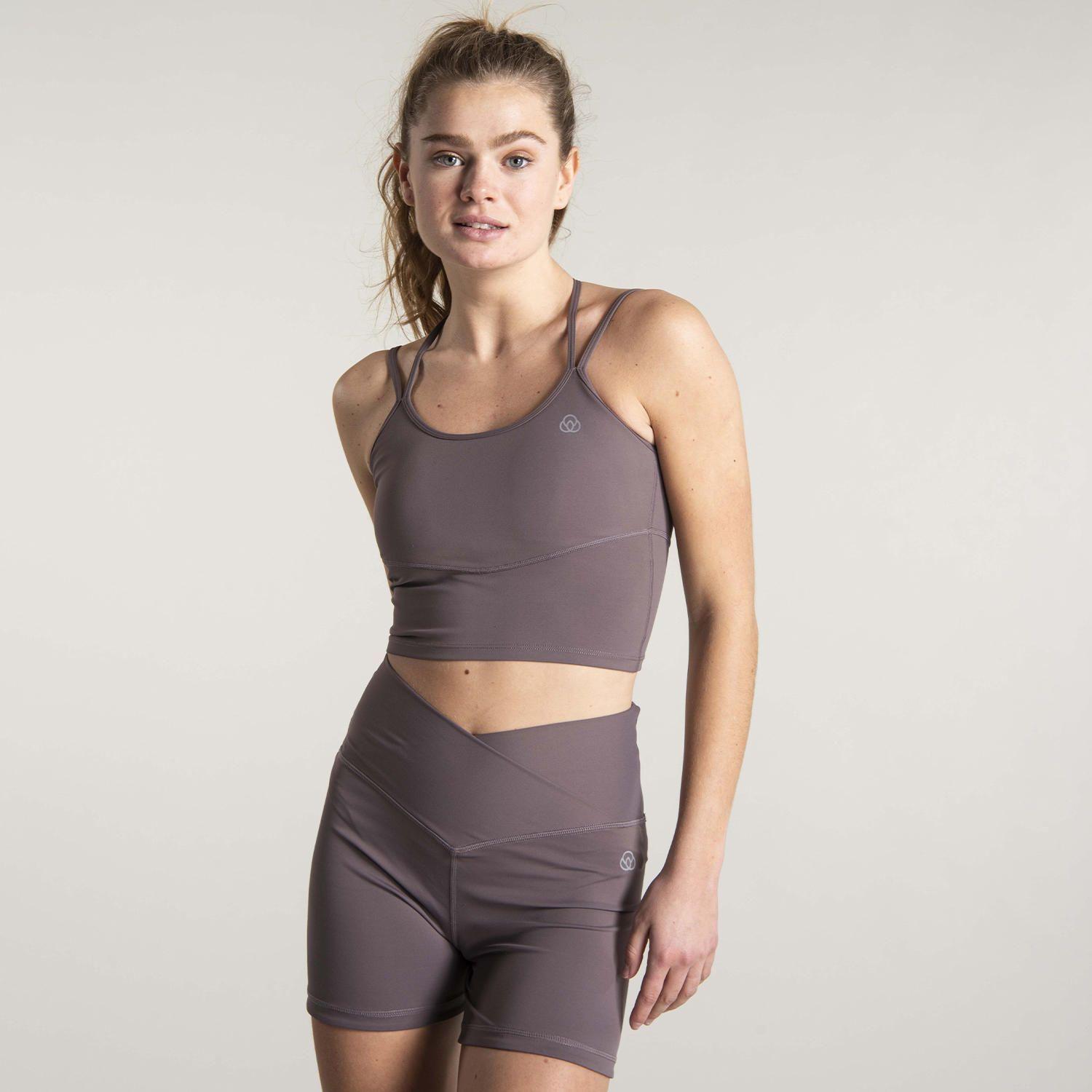 Peto Mujer Crop Top Kel Café Claro-4