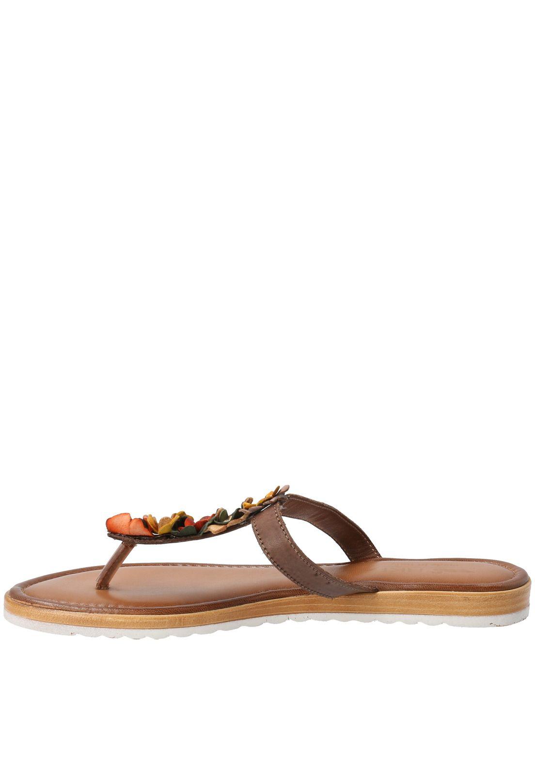 Sandalia Cuero Mujer Ida Café-4