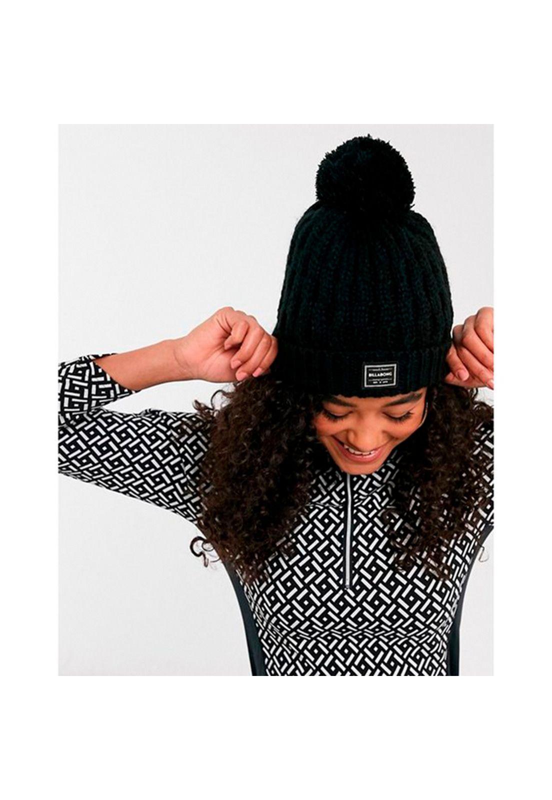 Gorro Mujer Good Vibes Negro-1