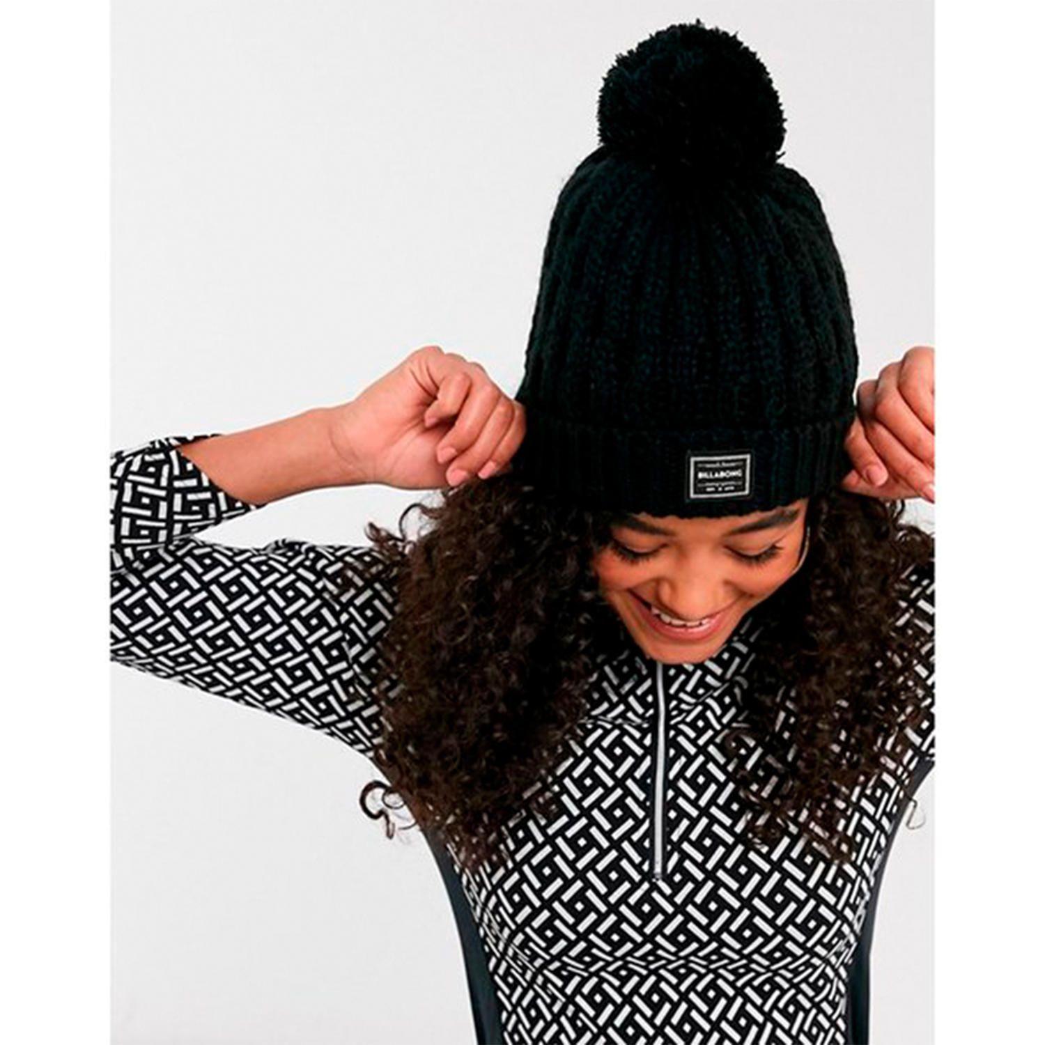 Gorro Mujer Good Vibes Negro-1