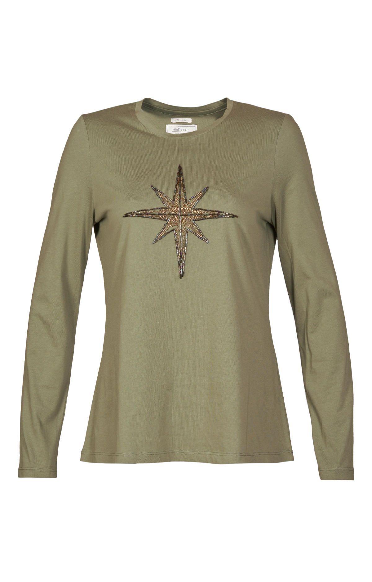 Polera Algodón Orgánico Mujer Stella Verde-0