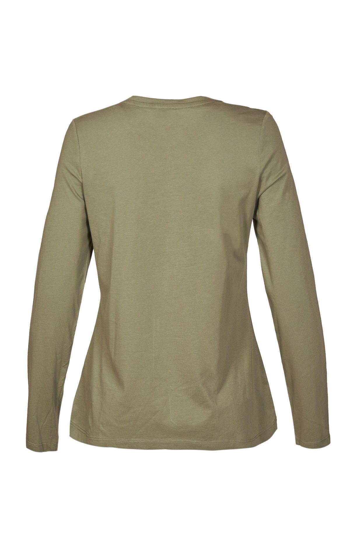 Polera Algodón Orgánico Mujer Stella Verde-1