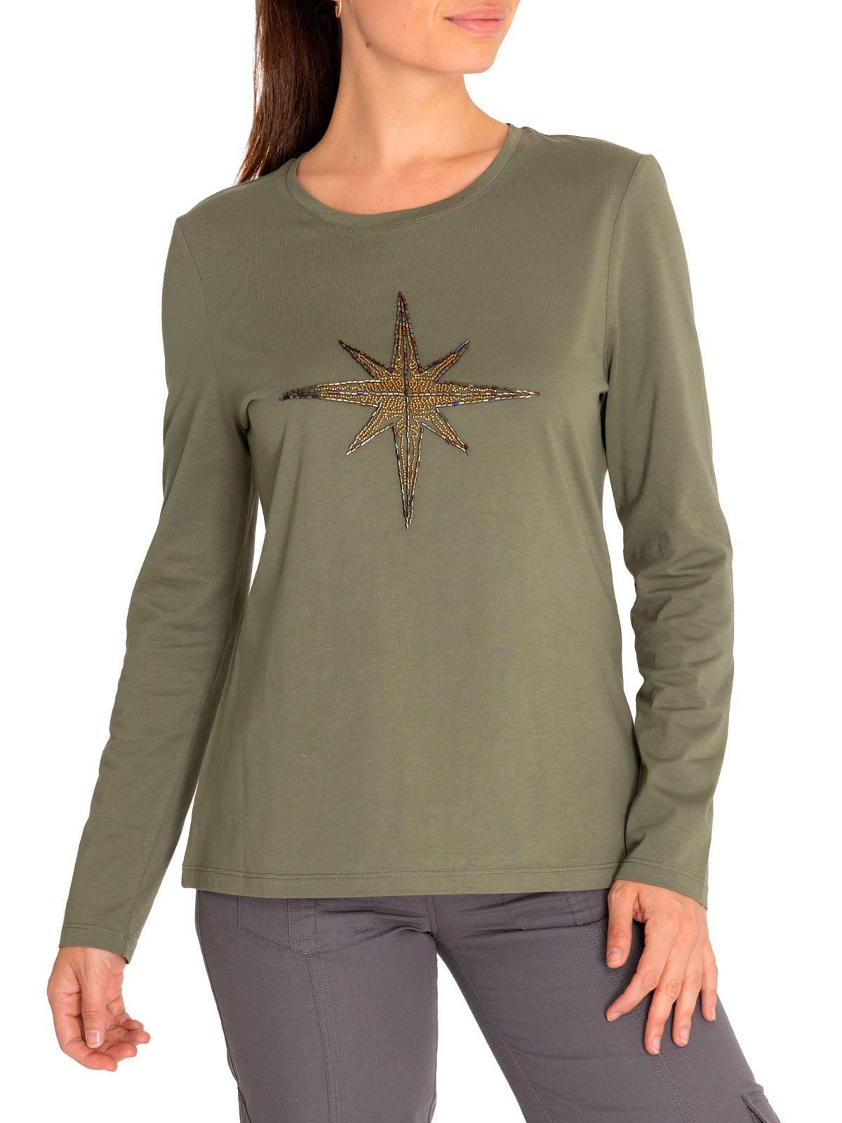 Polera Algodón Orgánico Mujer Stella Verde-4