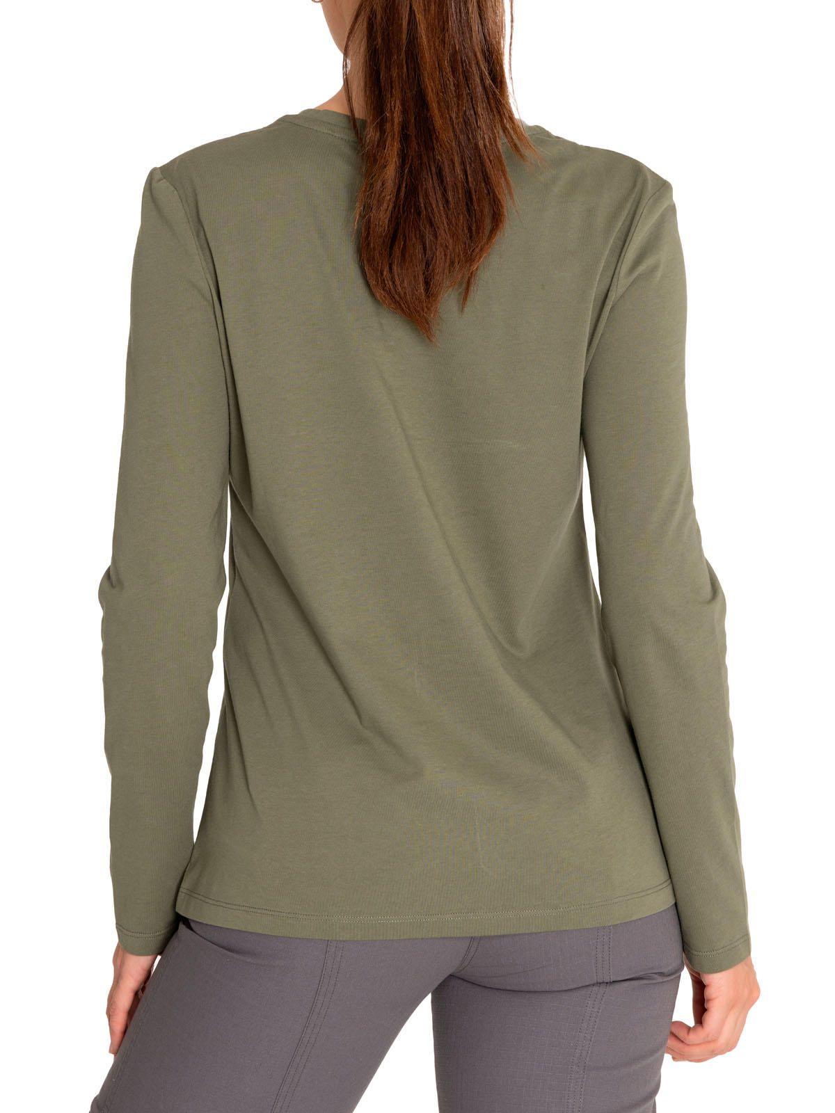 Polera Algodón Orgánico Mujer Stella Verde-6