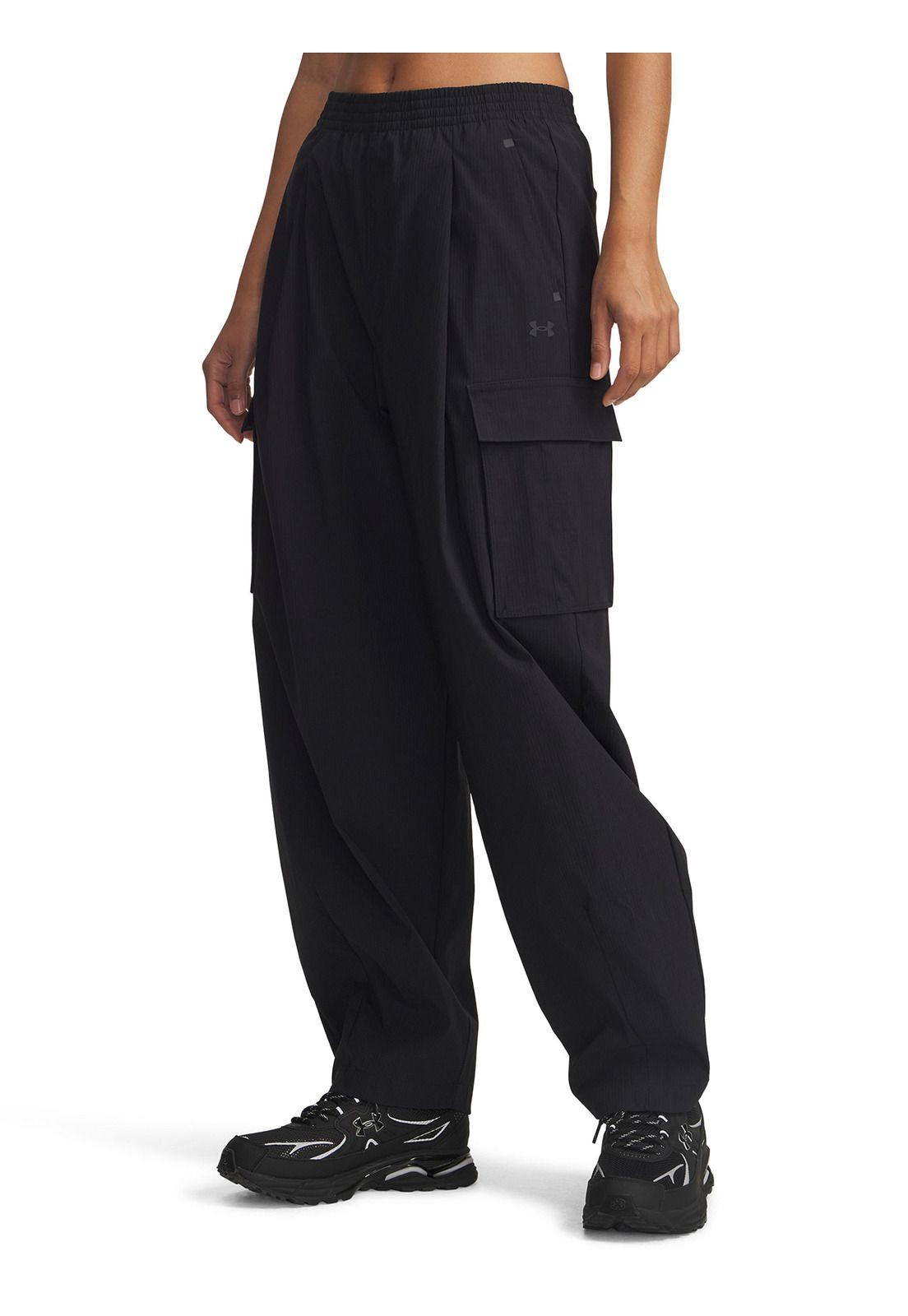 Pantalón Lifestyle mujer Unstoppable Woven negro -0