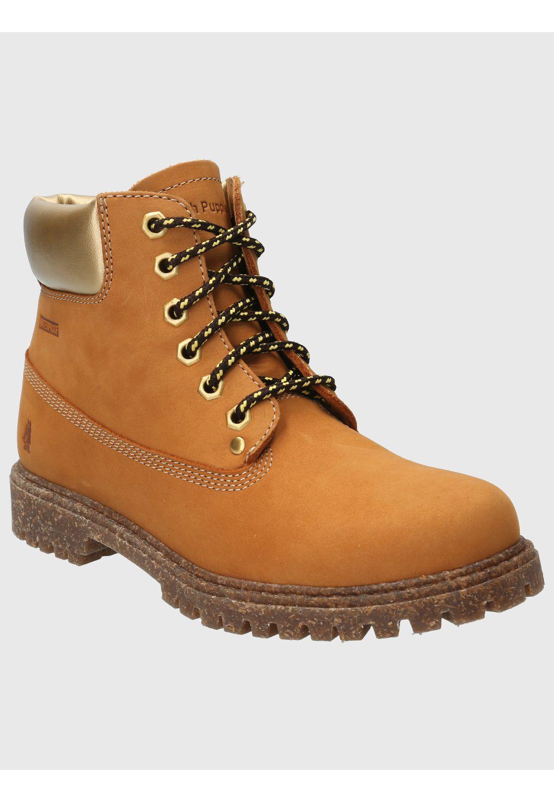 Botin Cuero Mujer Hatton Amarillo-0