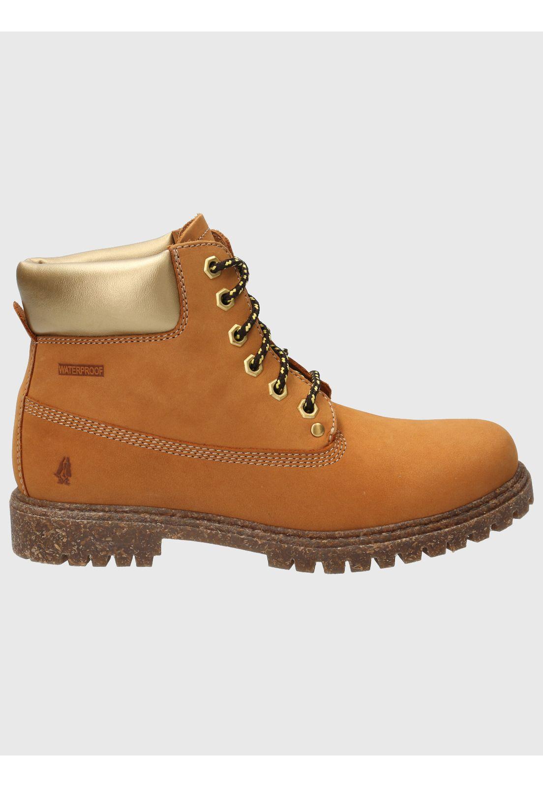 Botin Cuero Mujer Hatton Amarillo-1