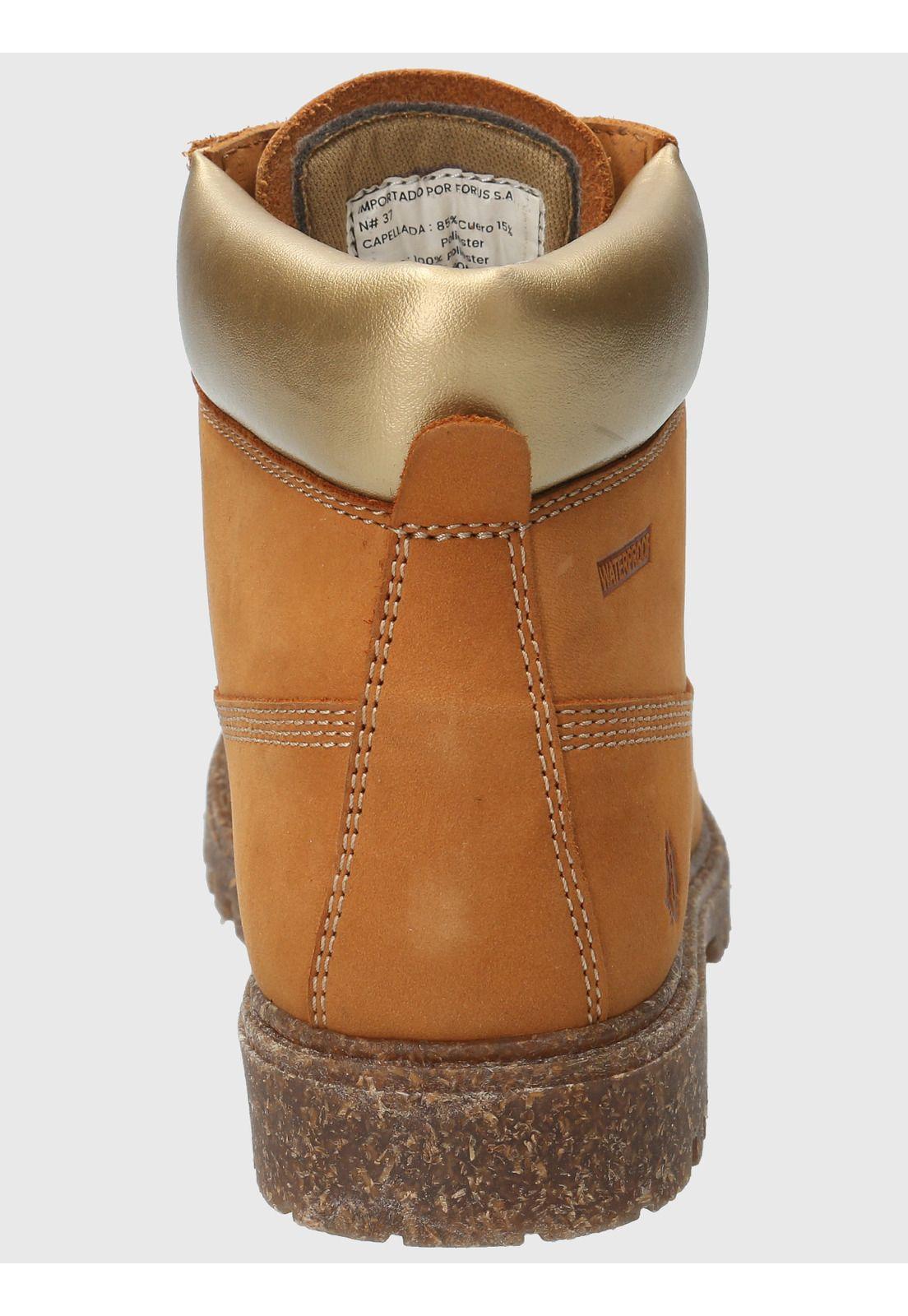 Botin Cuero Mujer Hatton Amarillo-6