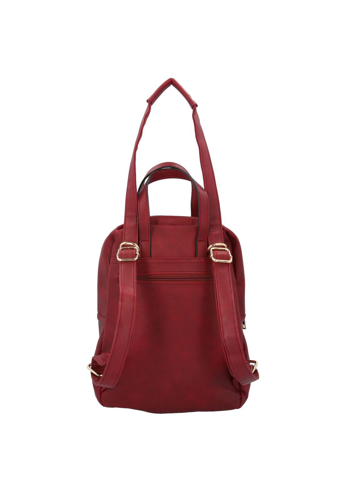 Mochila Mujer Stepha Rojo-3