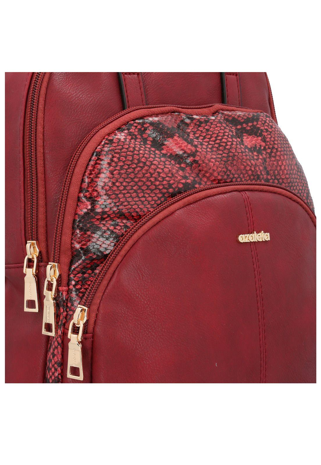 Mochila Mujer Stepha Rojo-4