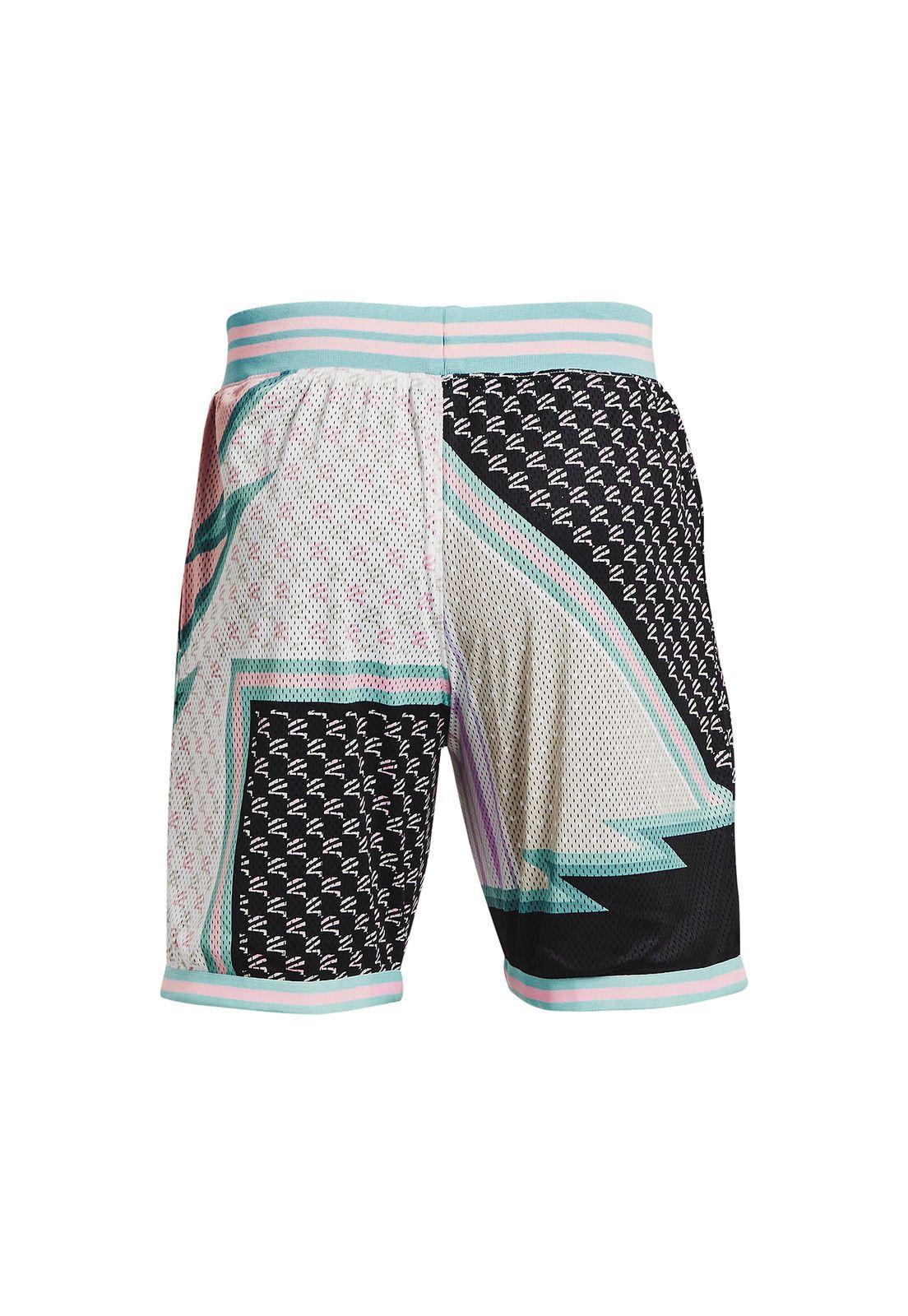 Short Baseball Curry Draft Day 8" Blanco Hombre-1