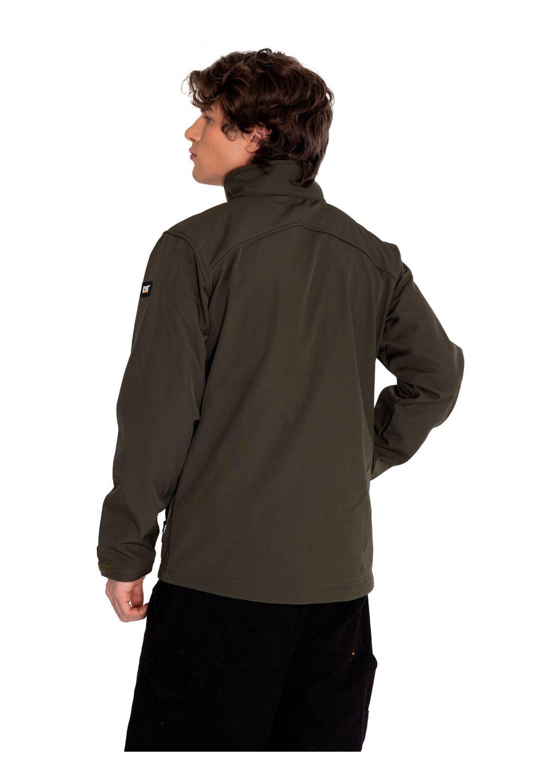 Chaqueta Hombre Essential Softshell Verde-3