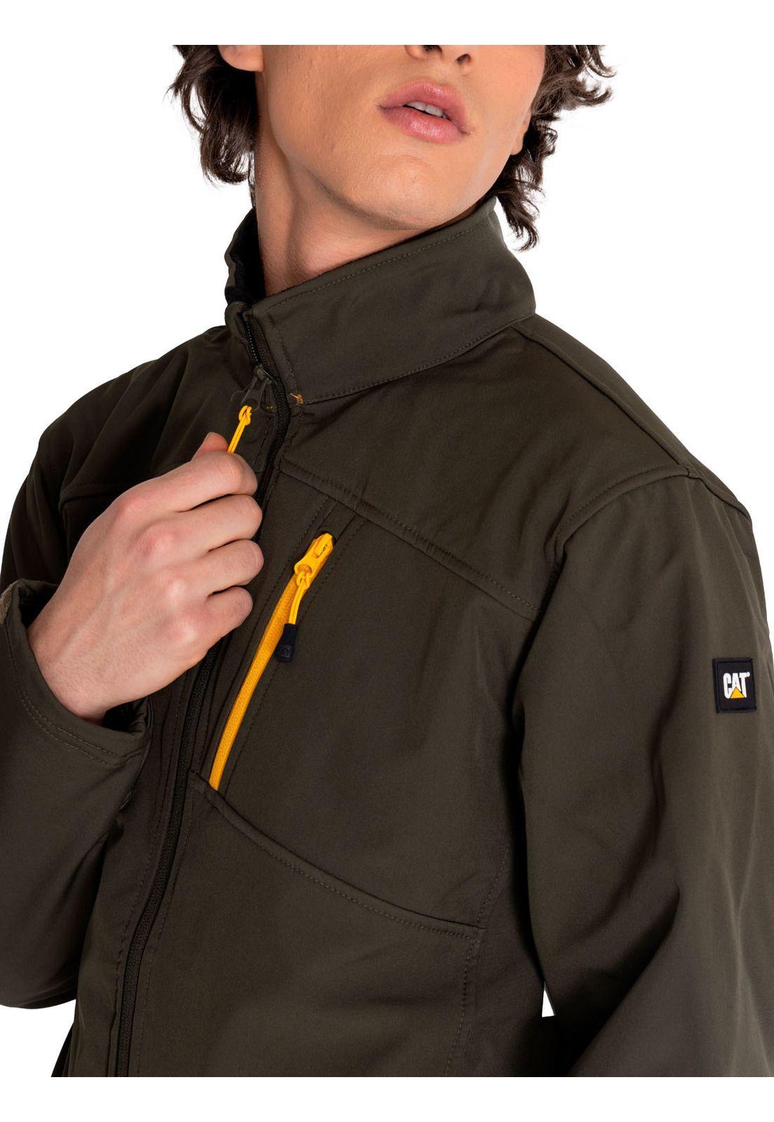 Chaqueta Hombre Essential Softshell Verde-4