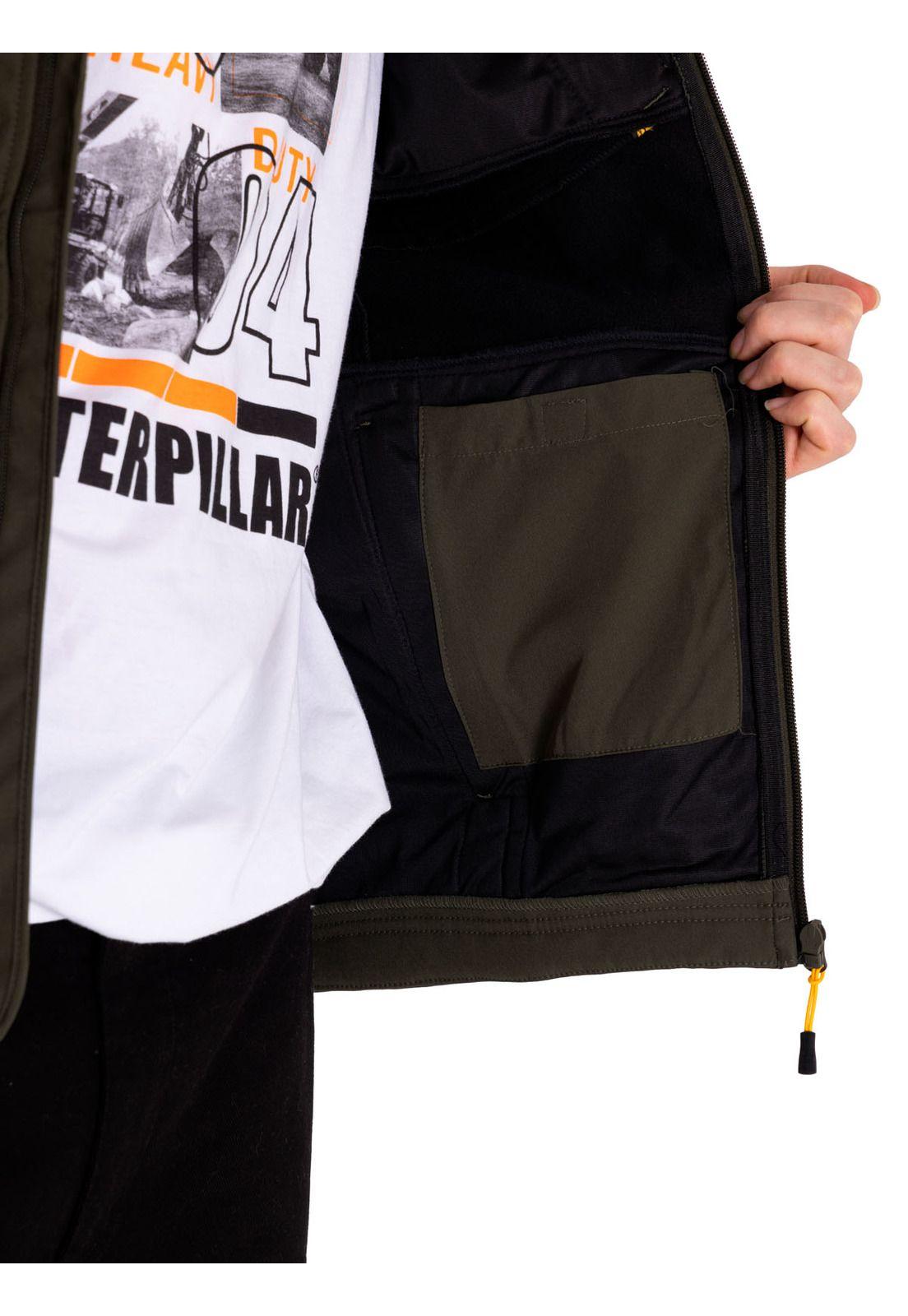 Chaqueta Hombre Essential Softshell Verde-5