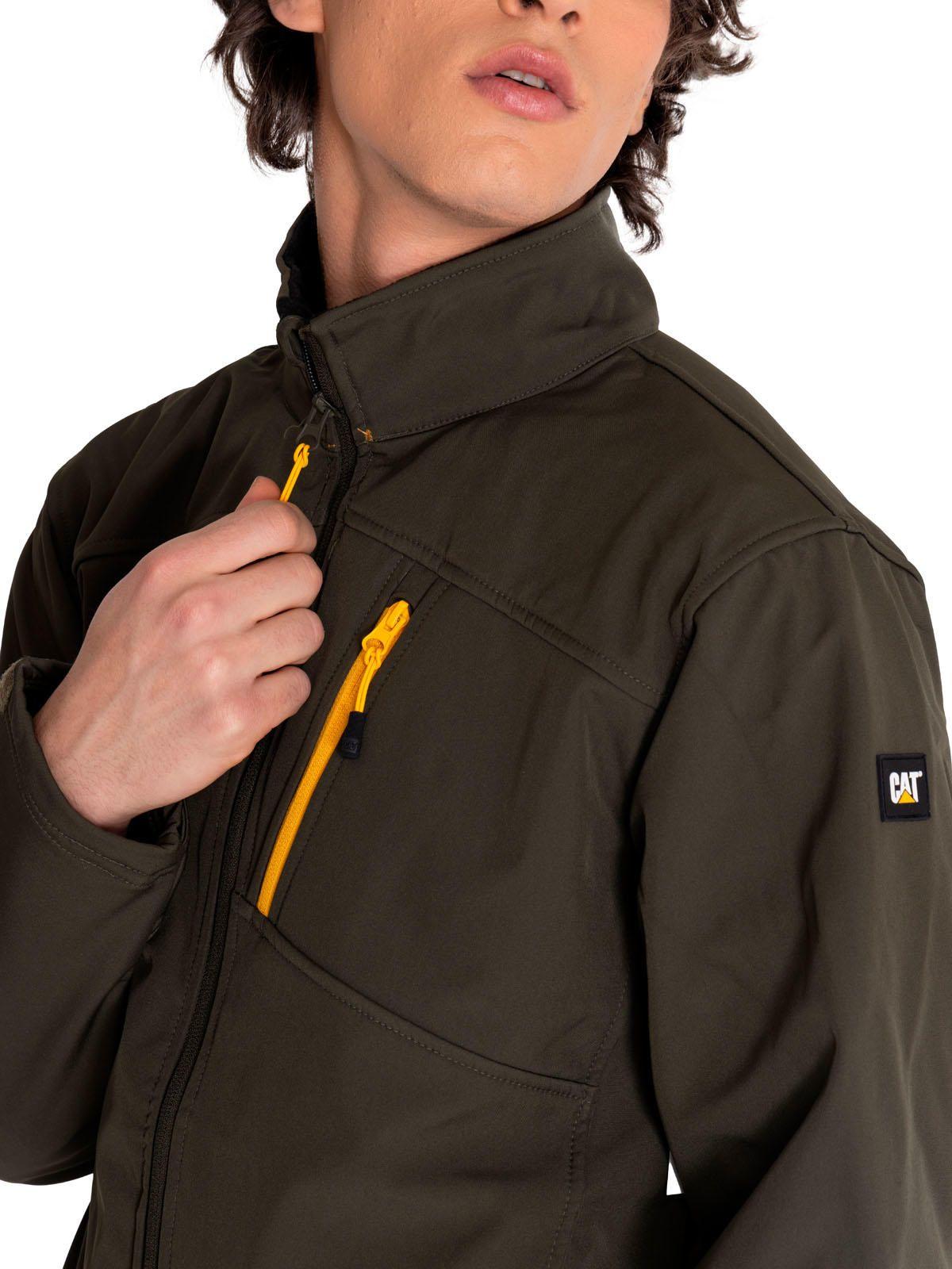 Chaqueta Hombre Essential Softshell Verde-4