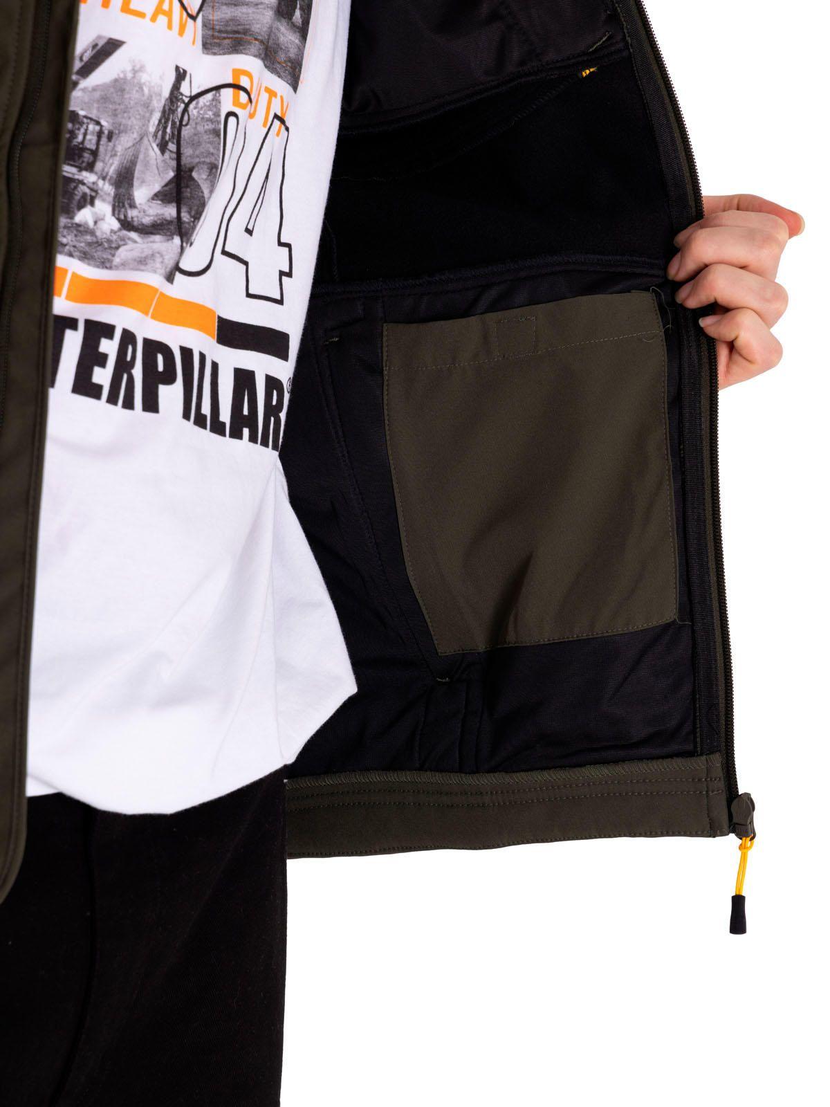 Chaqueta Hombre Essential Softshell Verde-5