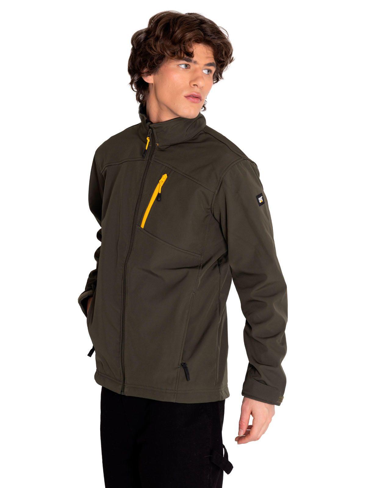 Chaqueta Hombre Essential Softshell Verde-1