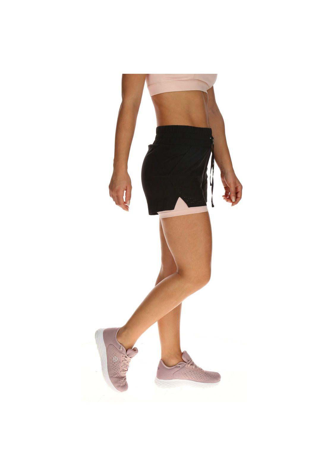 Short Short w/inn Legg Negro-3