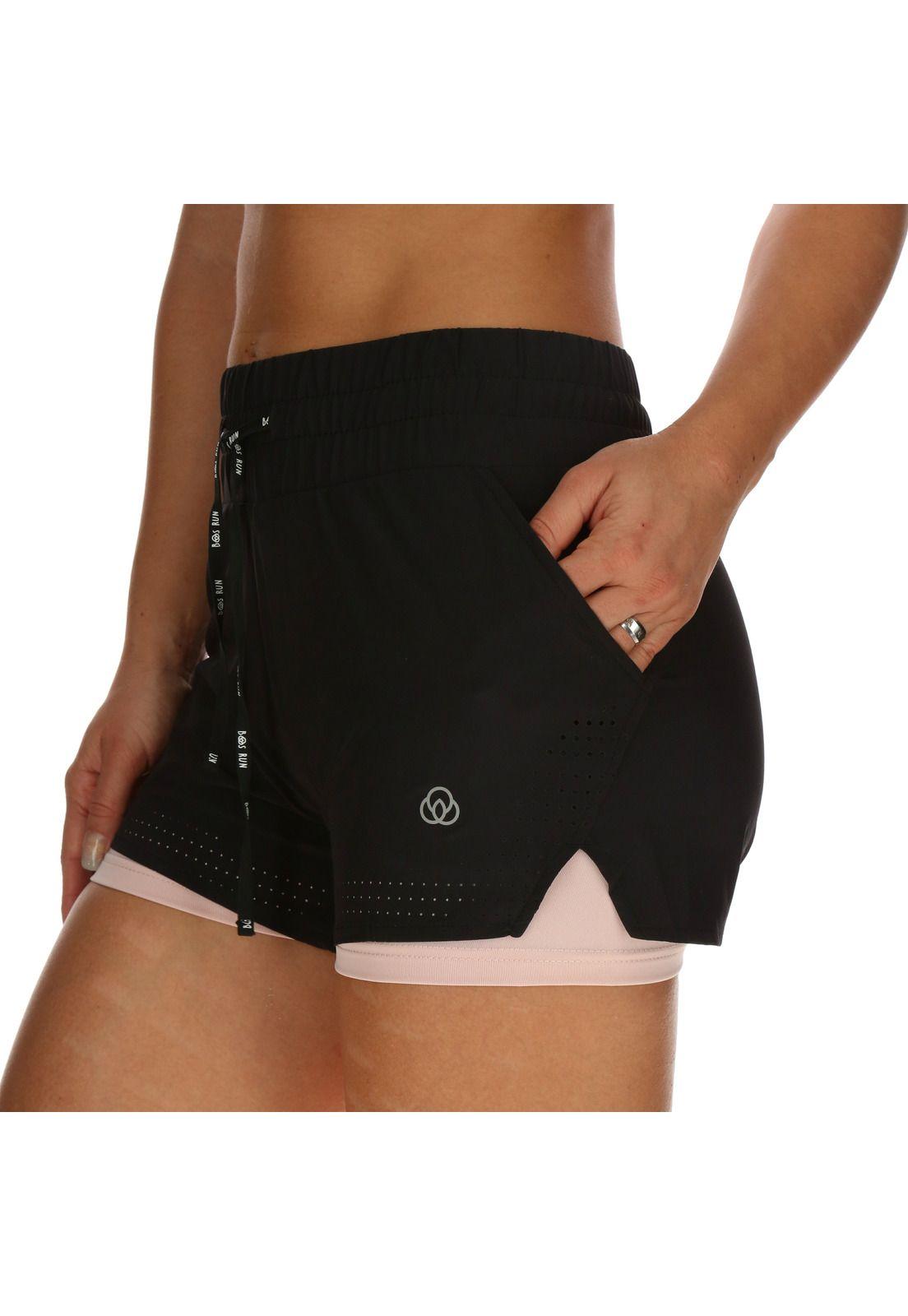 Short Short w/inn Legg Negro-4