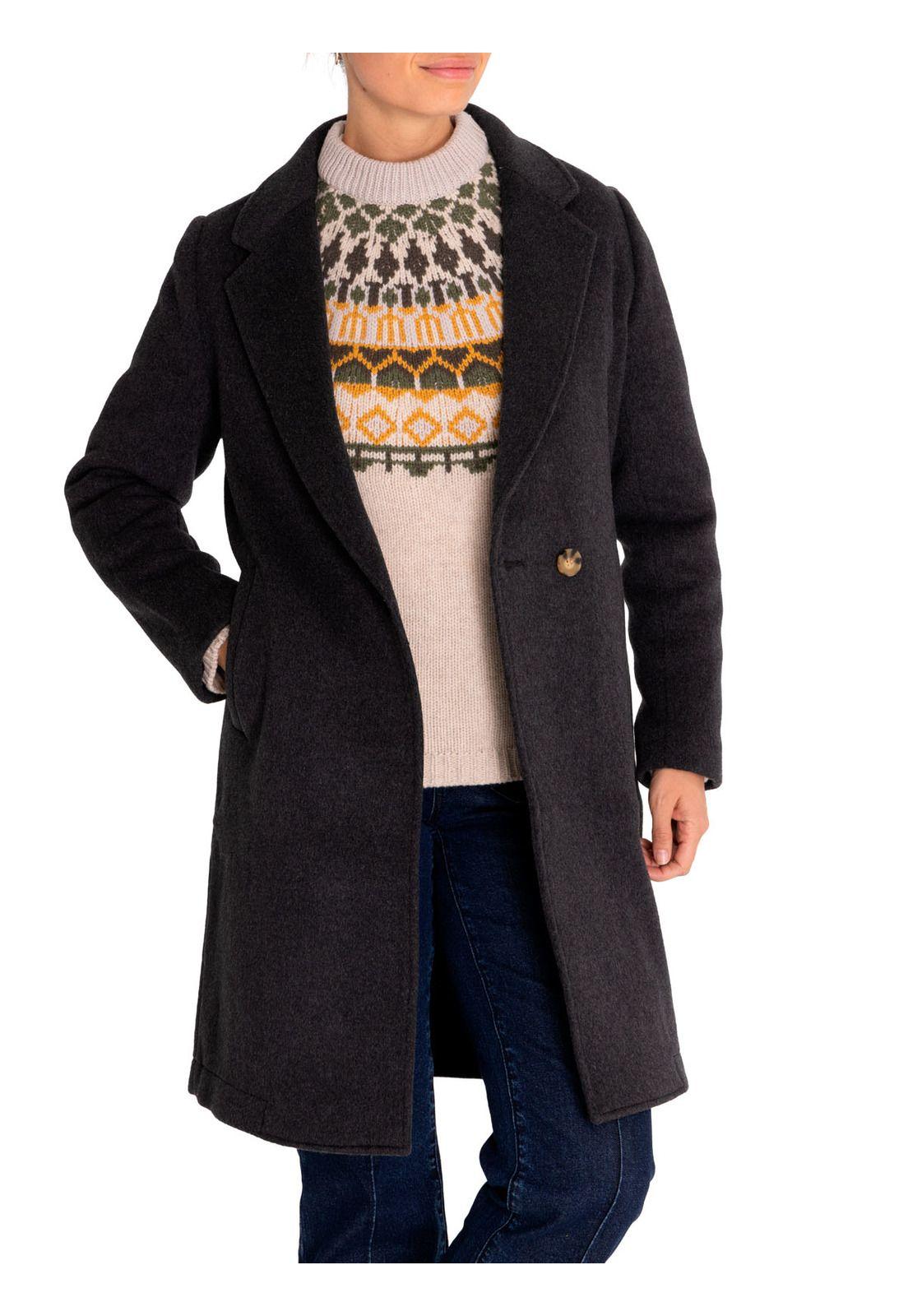 Abrigo Lana Mujer Alma Gris-5