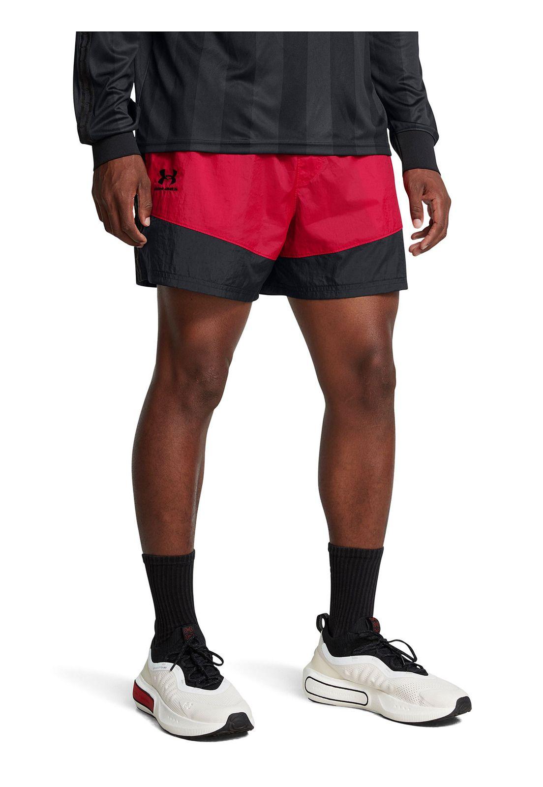 Shorts UA Challenger para hombre Rojo-3