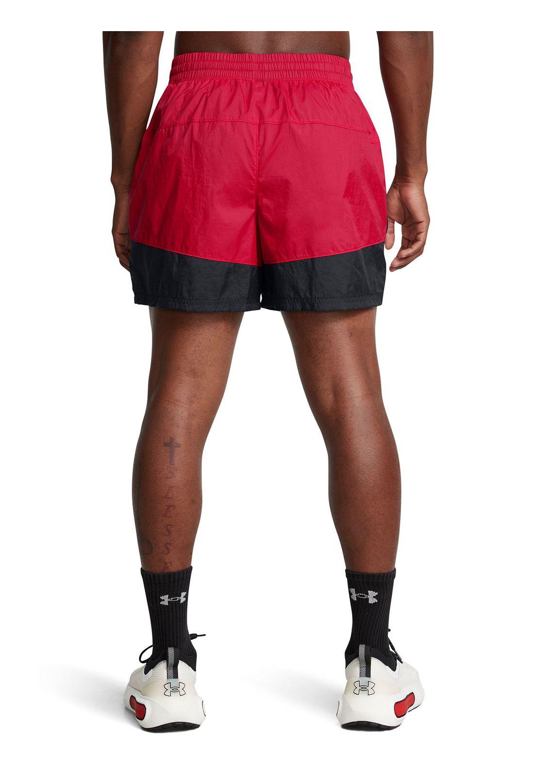Shorts UA Challenger para hombre Rojo-4
