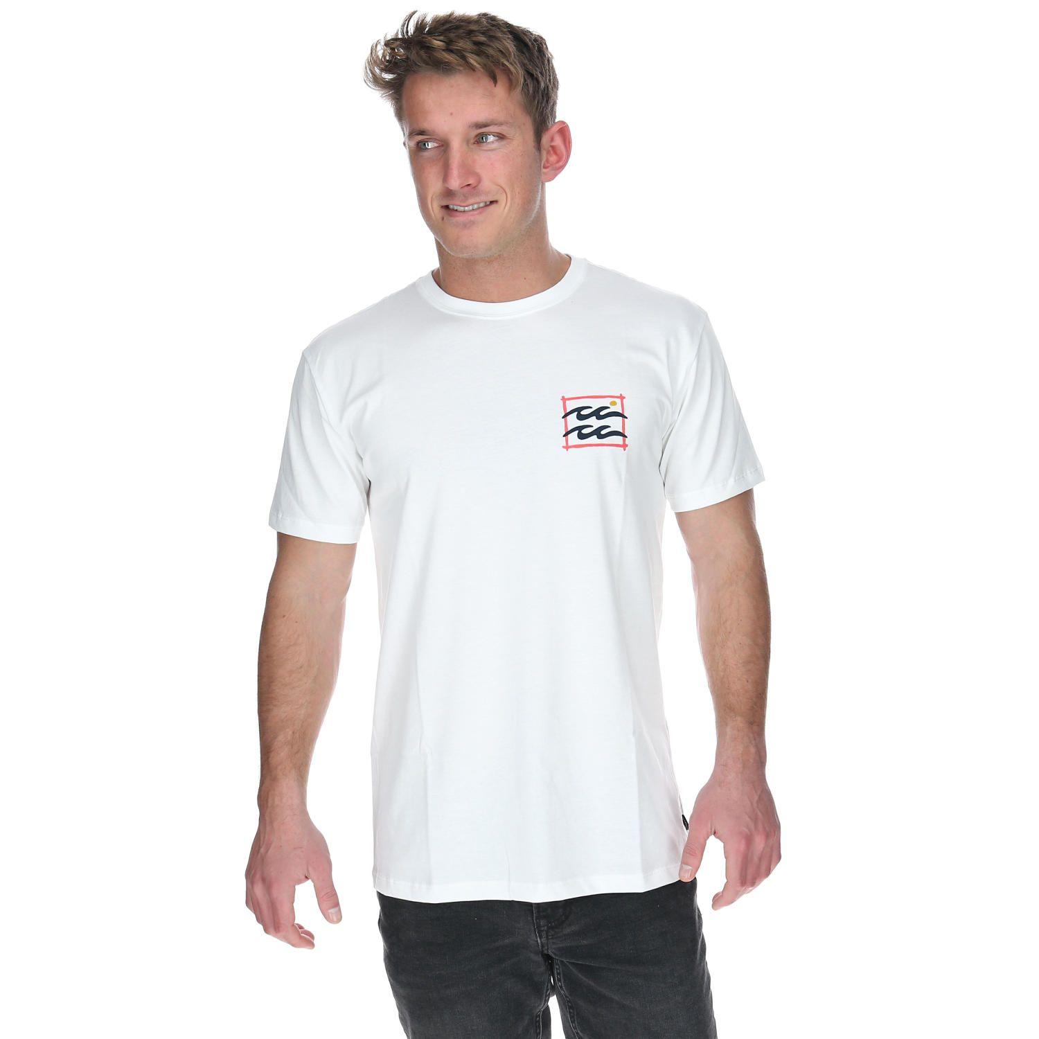 Polera M/C Hombre Crayon Wave S Pol Celeste-0