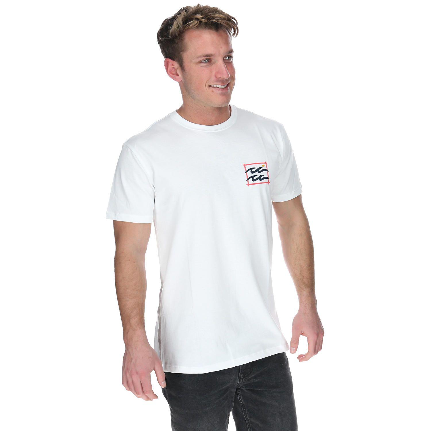 Polera M/C Hombre Crayon Wave S Pol Celeste-3