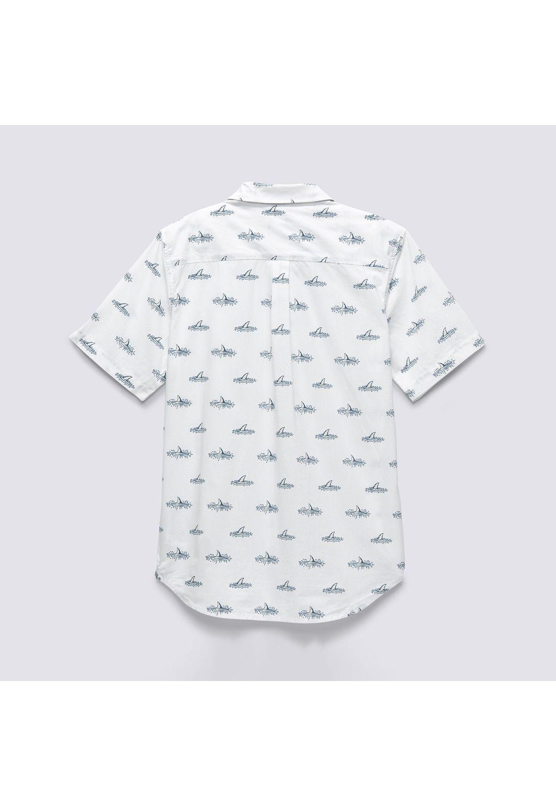 Polera Manga Corta Shark Fin Woven Ss Blanco Niño-6