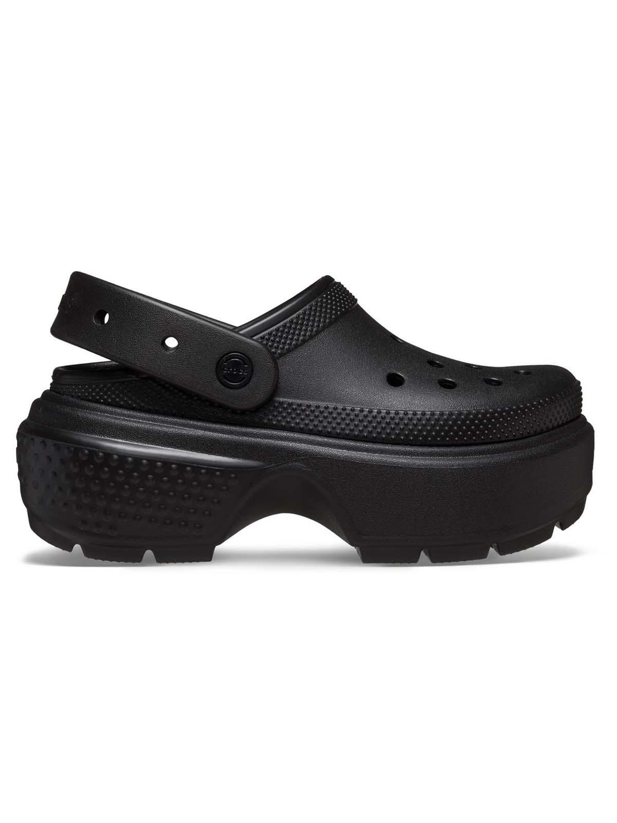 Zueco Crocs Mujer Stomp Clog Blk Verde-0