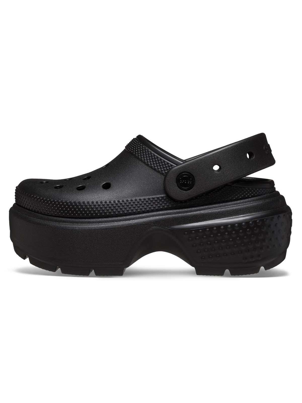 Zueco Crocs Mujer Stomp Clog Blk Verde-1