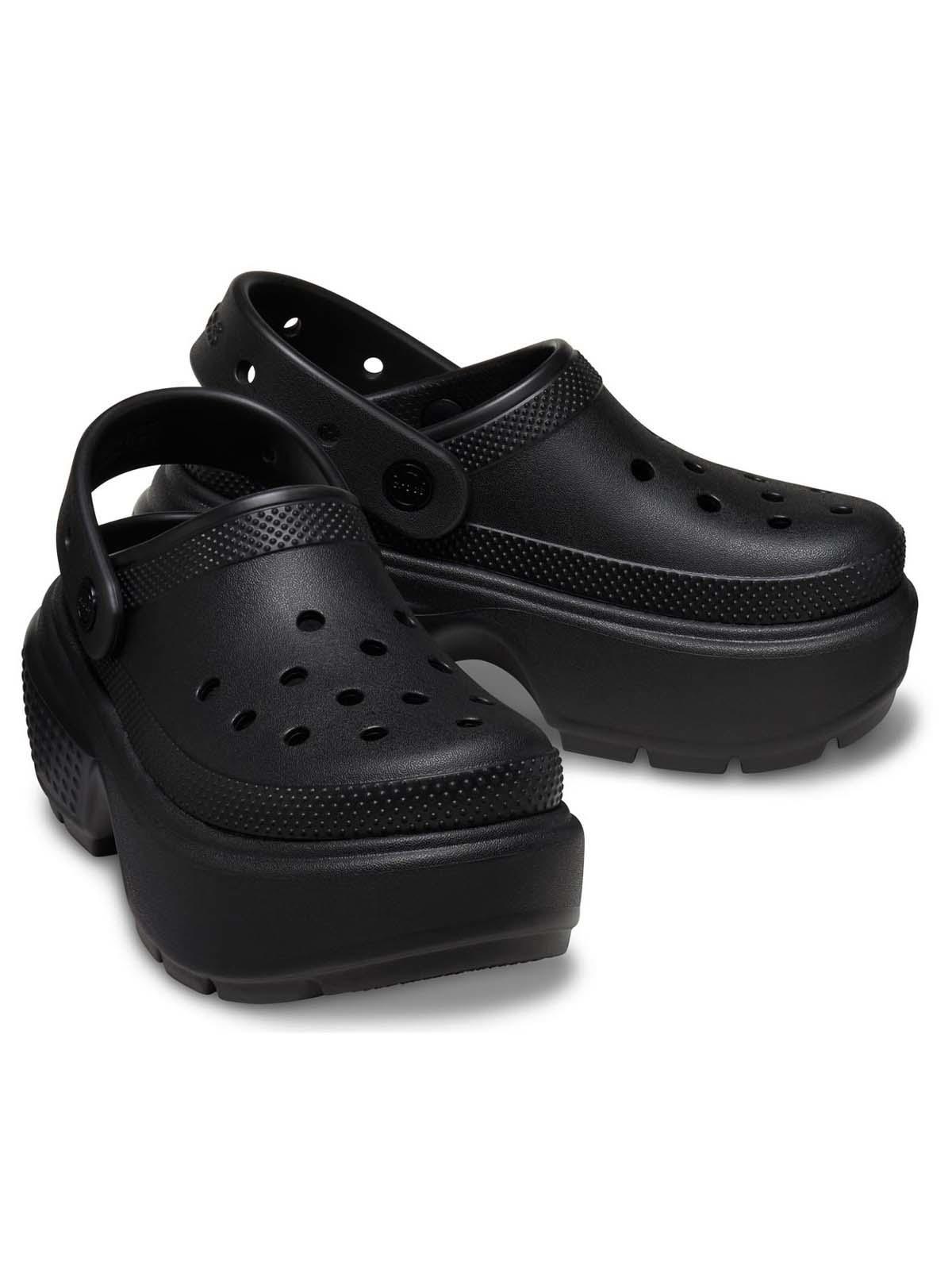 Zueco Crocs Mujer Stomp Clog Blk Verde-3