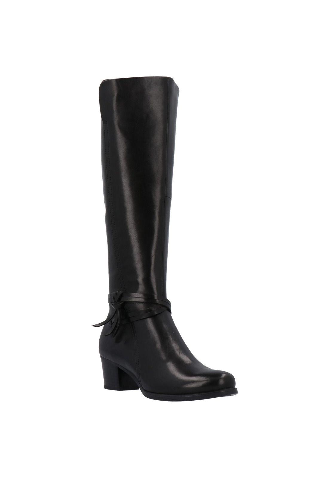 Bota Mujer Cuero Dana Negro-0