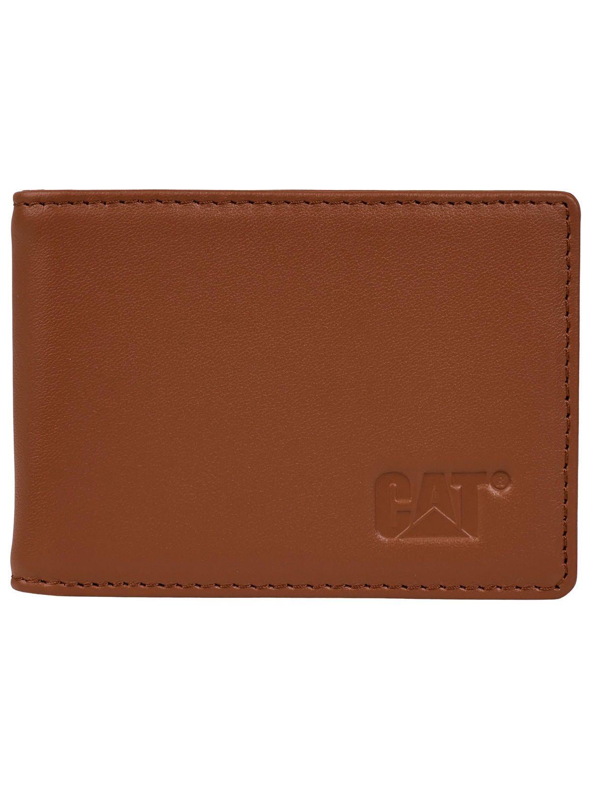 Billetera de Cuero Hombre Sydney con Clip Cognac-2