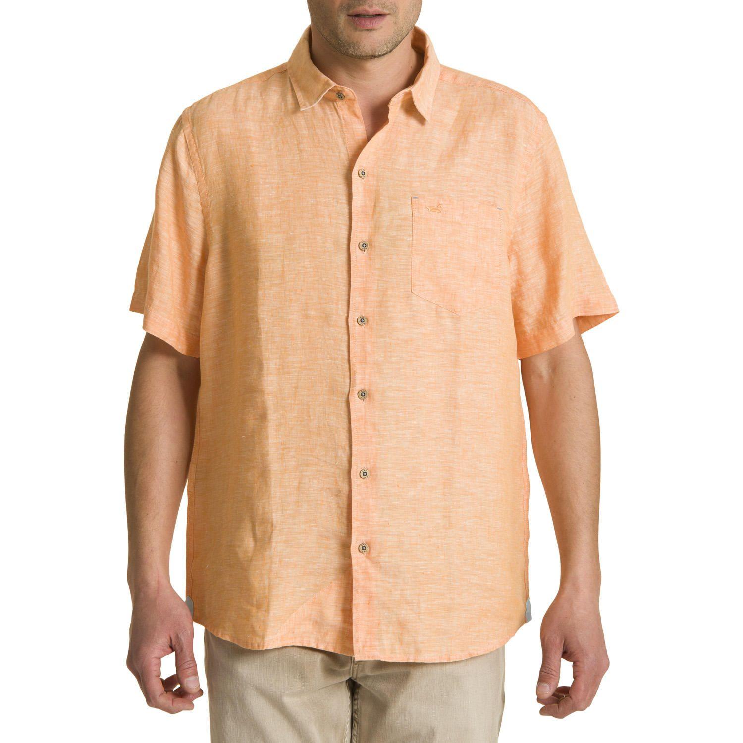 Camisa Lino Naranjo Rockford-0