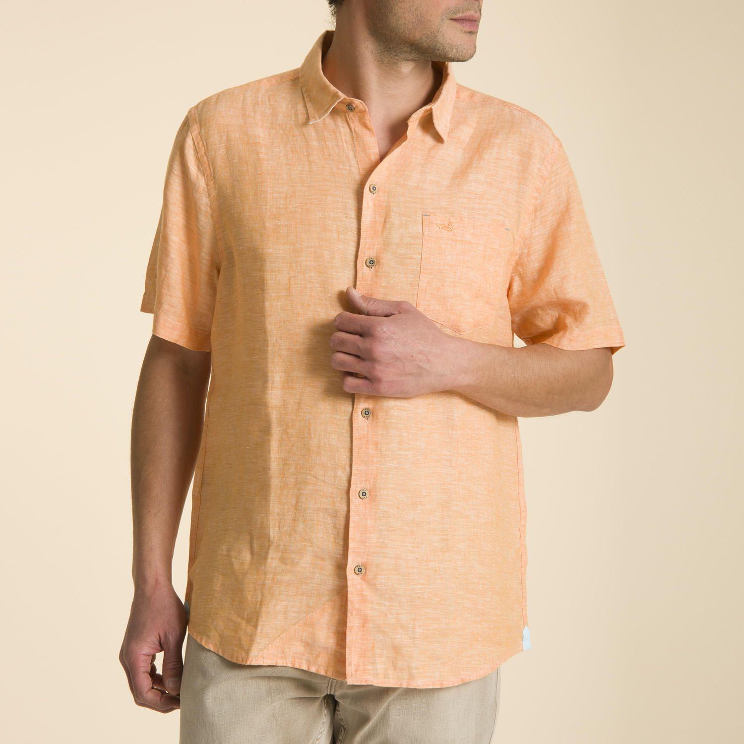 Camisa Lino Naranjo Rockford-1