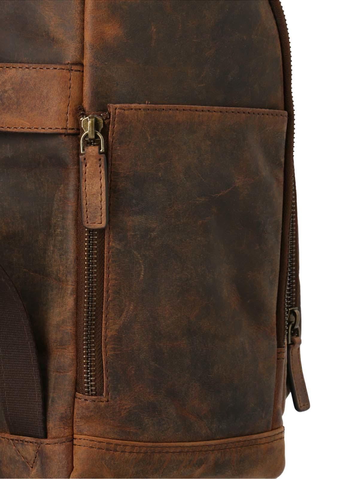 Mochila Cuero Hombre Oh Connor Back Chocolate-3