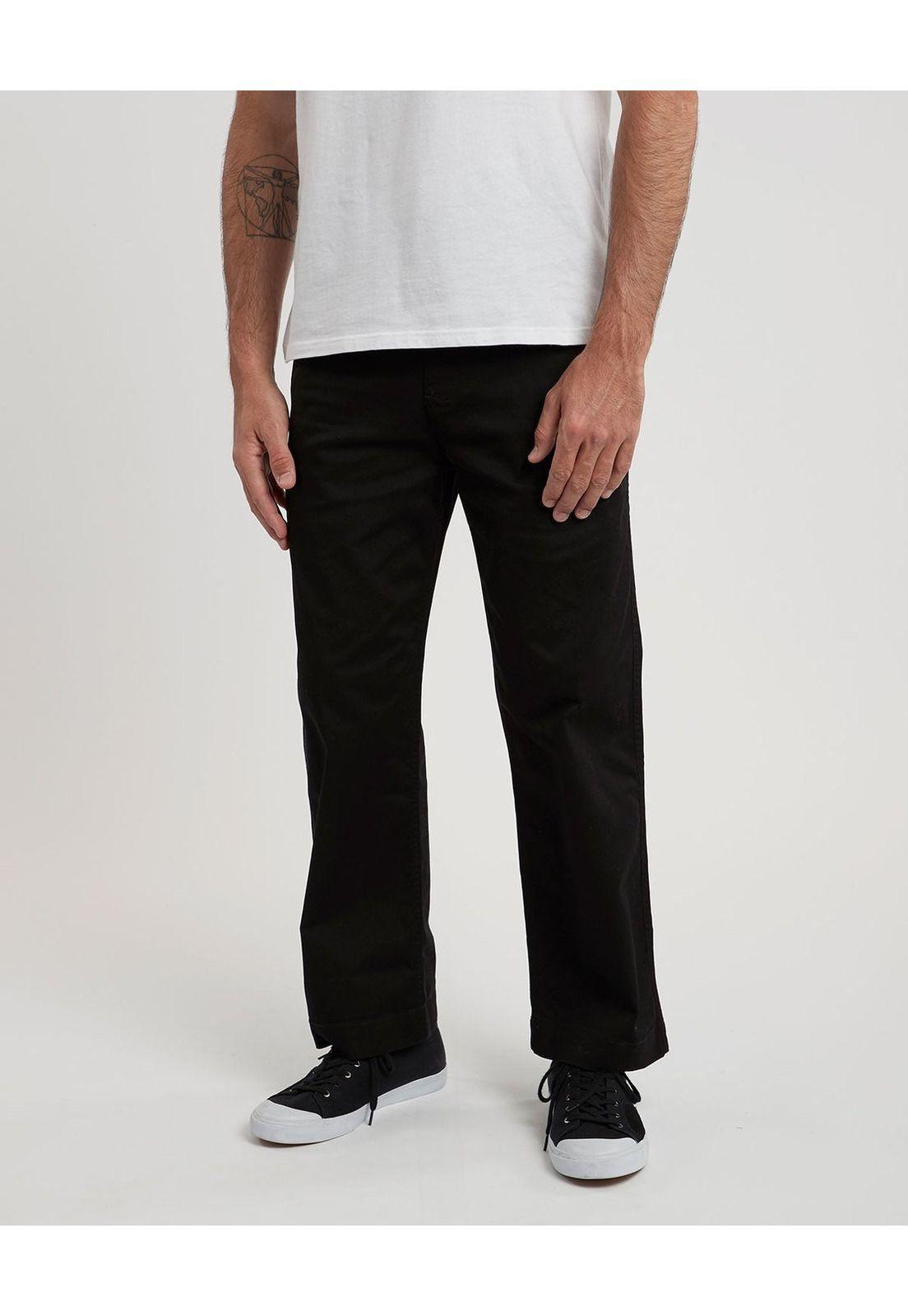 Pantalon Matthews Chino Negro Hombre Element-0