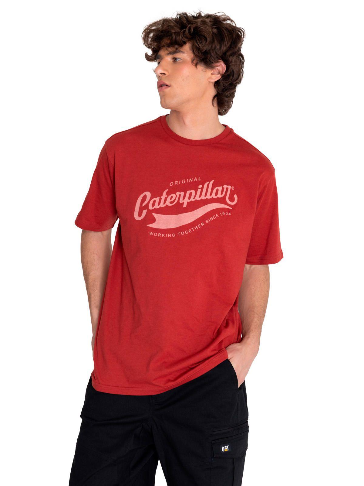 Polera Manga Corta Hombre His Tradition Graph2 Rojo-0