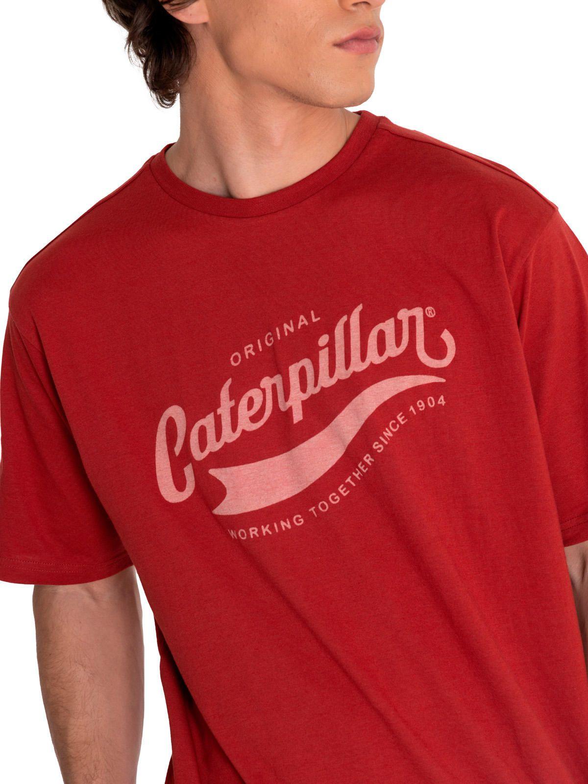 Polera Manga Corta Hombre His Tradition Graph2 Rojo-4