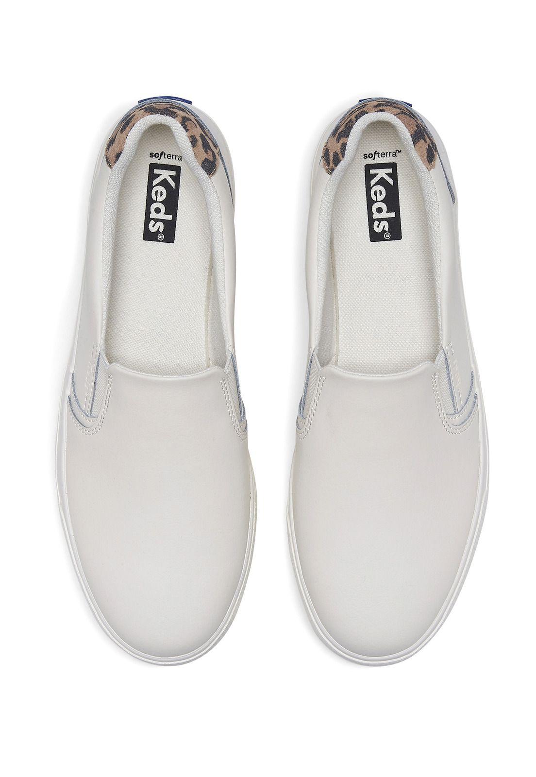Zapatilla Cuero Mujer Pursuit Slip Blanca-4