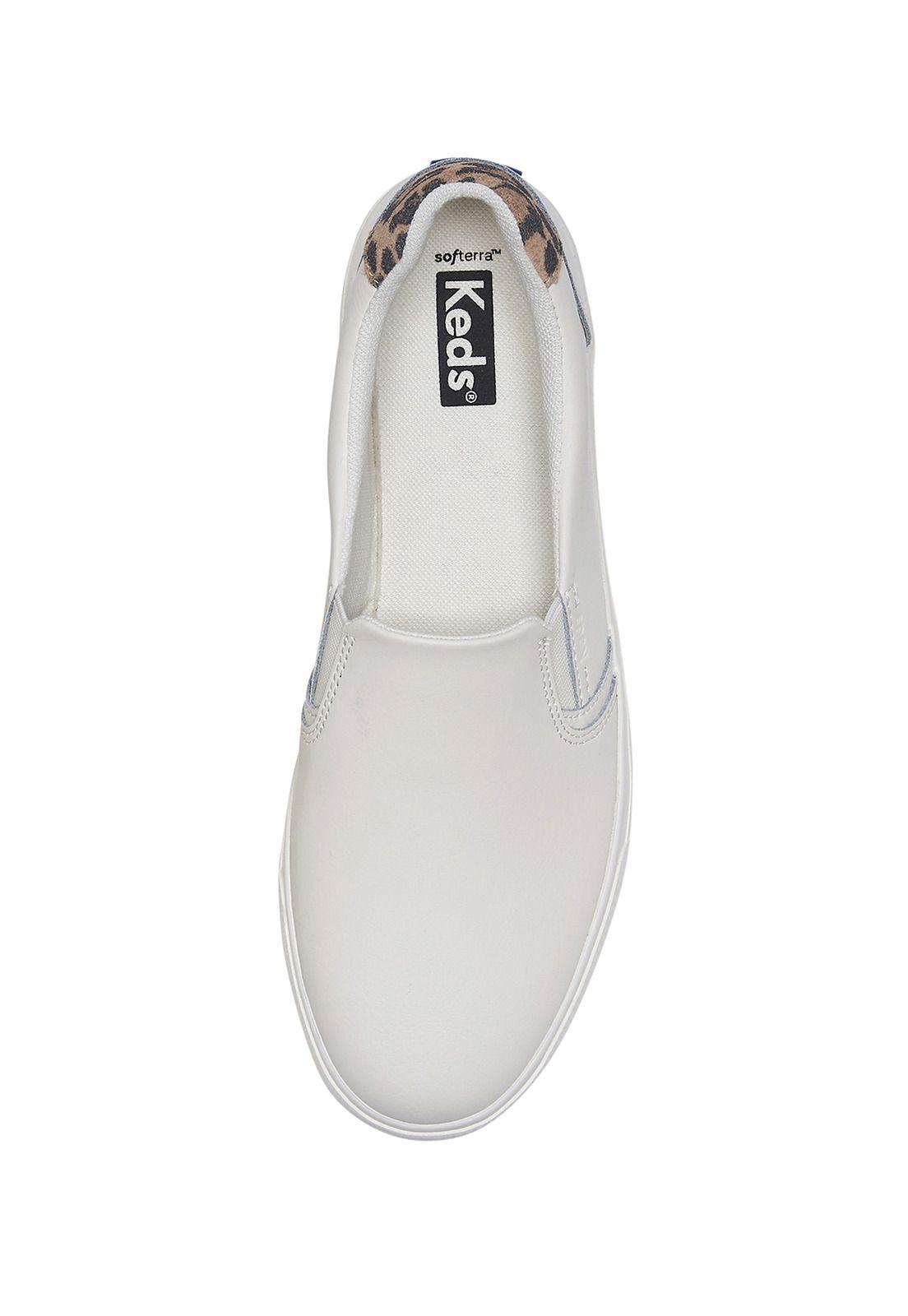 Zapatilla Cuero Mujer Pursuit Slip Blanca-5