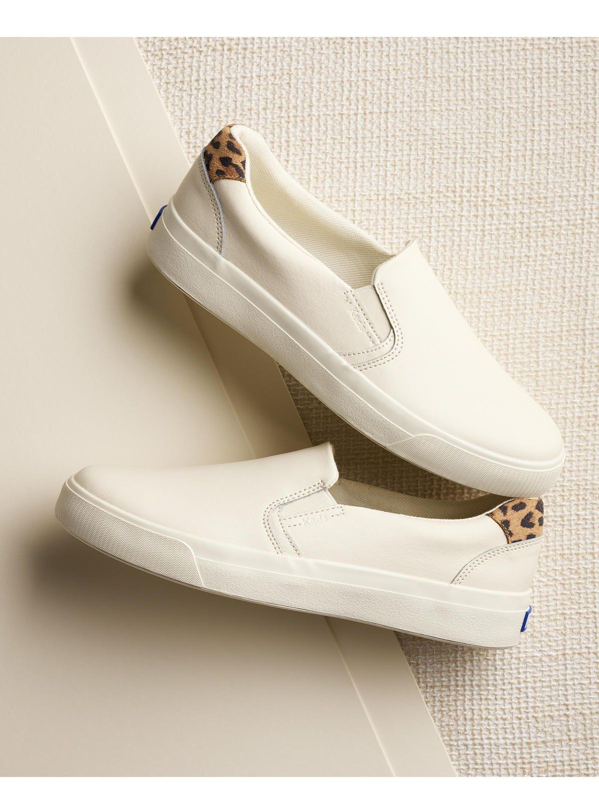 Zapatilla Cuero Mujer Pursuit Slip Blanca-1