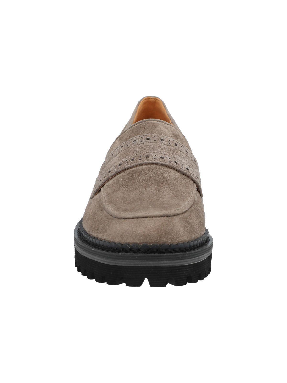 Mocasín Cuero Mujer May Café Claro-3