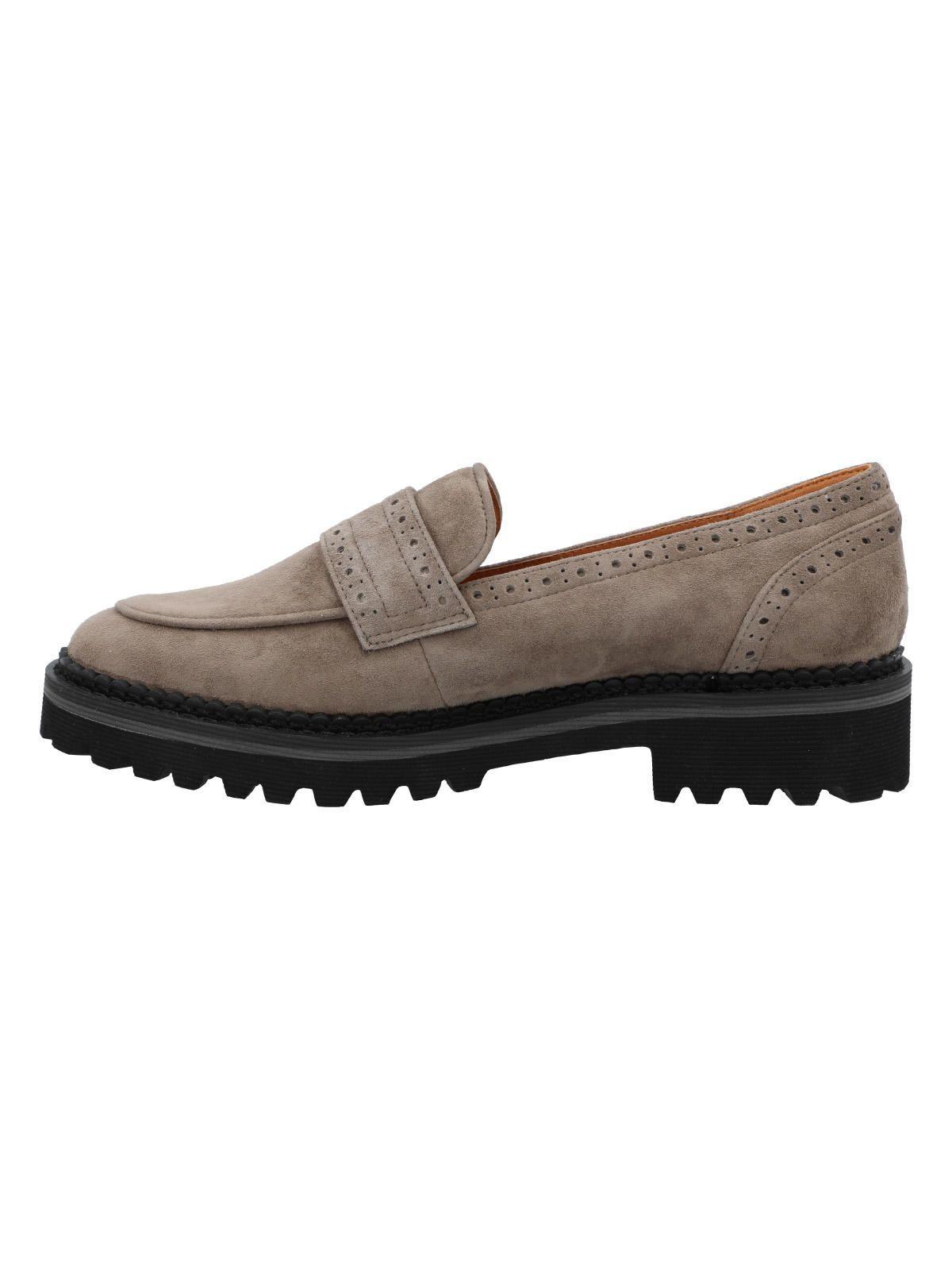 Mocasín Cuero Mujer May Café Claro-5