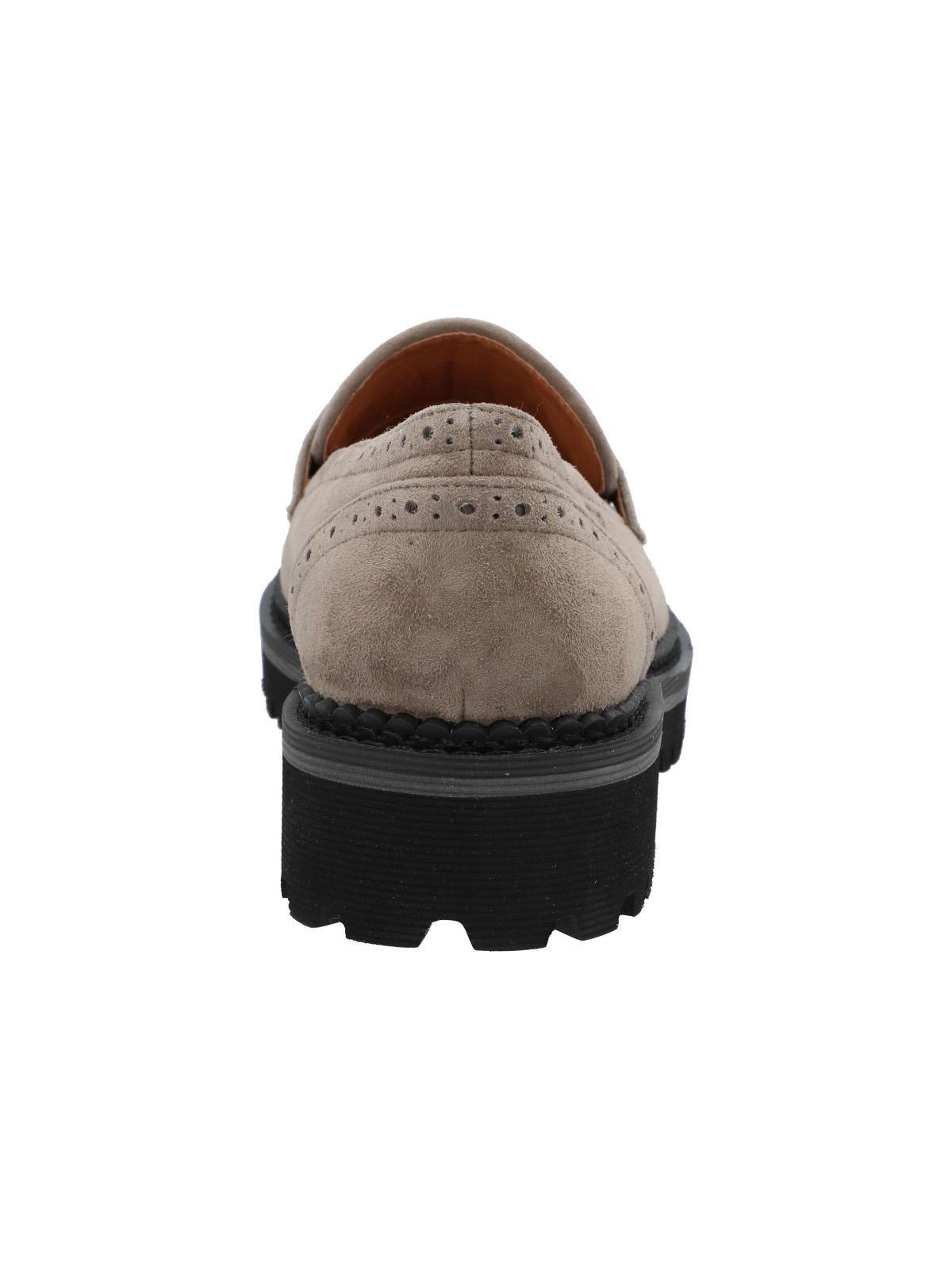 Mocasín Cuero Mujer May Café Claro-6