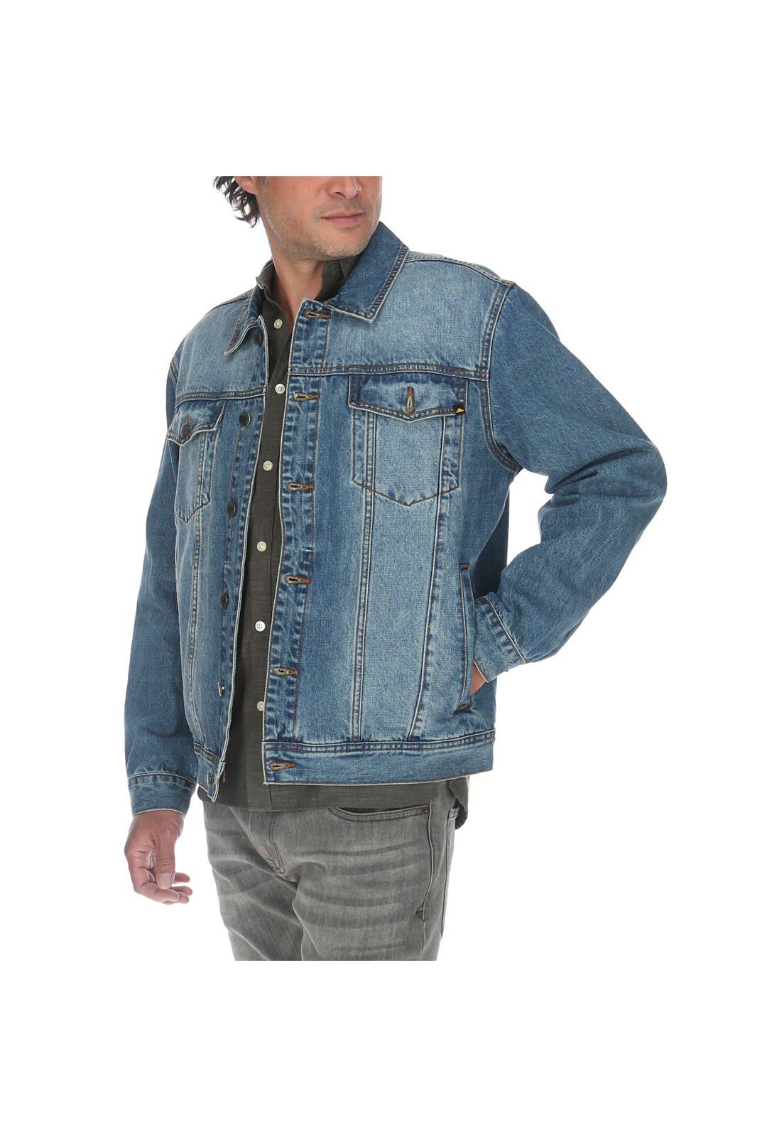 Chaqueta Hombre Foundation Denim Jckt V6 Azul-1
